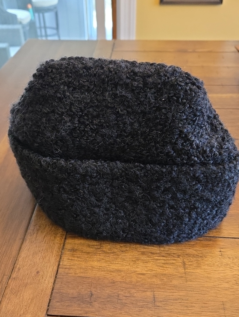 Vintage Black Persian Lamb Beanie